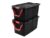 2-Pack 40 Gal Heavy Duty Rolling Storage Bins with Wheels & Lids, Industrial Totes with Rotating Pull Handle & Side Grips – Opaque Stackable Organizer for Garage, Basement, Shed, Moving