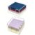 2-Pack Acrylic Sticky Note Holder Set, Scalloped & Straight Edge Design, 3×3 Inch Clear Notepad Dispenser, Cute Desk Organizer for Office Supplies, Home & Dorm Desk Decor