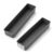 2-Pack Long Drawer Organizer Trays, Flexible Gray Resin