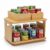 2-Tier 360° Lazy Susan Can Organizer, Kitchen Pantry Cabinet Countertop Turntable Storage Shelf, Heavy-Duty Can Organizer Holds Up to 30 lbs – Includes 2 Bonus Bins