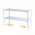 2-Tier Expandable Organizer Shelf for Kitchen Cabinet, Countertop, Pantry & Under-Sink Storage(white)