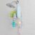 2-Tier Hanging Shower Caddy with Soap Dish, White