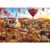 2000 Piece Jigsaw Puzzle for Adults, European Village Hot Air Balloon View