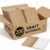 200 Pack Kraft Notebooks Bulk A5, 60 Pages Lined Ruled Journals, 8.3×5.5 In