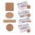 200 Pcs Adhesive Small Spot Bandages,Round Bandages for Face Oval Square Strip,Bandaids Variety Pack,Bandaid Flexible Fabric,for Skin Wound Care