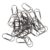 200pcs Black Metal Mini Paper Clips 15mm Vintage Tiny Fasteners