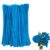 200pcs Blue Pipe Cleaners Bulk Chenille Stems Thick pipecleaners Craft Supplies for DIY Flower Art Craft Creative Projects