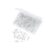 200 Pcs Clear Plastic Push Pins for Office School Bulletin Board Map Tacks