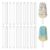 200Pcs Craft Sticks Acrylic Popsicle Sticks Reusable Ice Cream Sticks Ice Pop Cake Candy Gifts Party Craft Supplies
