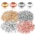 200pcs DIY Jewelry Accessories Copper Silicone Abacus Bead End Clasp Beads Adjustable Bracelet