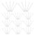 200pcs Double Ended Cotton Swabs Disposable Pointed Tip and Rounded