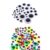 200Pcs Eyes Adhesive Eyes Round Wobbly for Scrapbooking Toy Paper Wiggle with Self-Adhesive Black Wiggle Assorted Size