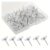 200pcs Flower Push Pins for Corkboard, Maps, Office, Calendar Photos Display