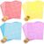 200 Pcs Food Basket Liners Checkered Deli Wrap Paper Sheets (Red, Yellow, Blue, Purple)