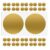 200pcs Golden Round Scratch Off Stickers for Birthday Games