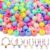 200PCS Large Hole Beads for Keychains, 12mm Chunky Beads for DIY Charms