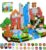 200PCS Magnetic Blocks, Magnetic Building Cube Toys for Kids, STEM Montessori Stacking, Sensory Education Toys for Toddlers Building World Set, Christmas Birthday Gifts for Kids Age 3 4 5 6 7 8 9 10
