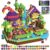 200PCS Magnetic Blocks with Light up Blocks,Kid Magic School Castle Toy Set