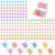 200PCS Mini Butterfly Hair Claw Clips for Girls
