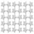 200pcs Mini Star Brads for DIY Craft Projects and School Bags