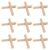 200pcs Mini Vintage Wish Scrolls Kraft Paper Writable Note Strips
