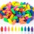 200 PCS Pencil Top Eraser 10 Assorted Colors Cap Erasers for Pencils