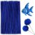 200 Pcs Pipe Cleaners Chenille Stems, Blue Pipe Cleaners, 11.8inch Long Craft Pipe Cleaner Bulk for Flowers Making, Mother’s Day DIY Art Crafts Decorations Supplies (Blue)
