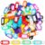 200pcs Reusable Pp Key Tags with Slide-Out Label for Organizing Keys