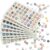 200pcs Smooth Glass Star Beads for Jewelry Making