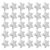 200pcs Star Paper Fasteners for DIY Crafts Iron Silver Two Prong