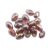 200pcs Teardrop Crystal Glass Beads, Faceted Vertical Hole Teardrop Beads(Purple ab,8x12mm)