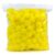 200 Pieces Pom Poms, 1 Inch Craft Pom Poms, Fuzzy Pompom Puff Balls for DIY Arts, Crafts Projects, Home Decorations (Yellow)