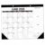 2026-2027 Wall Calendar, 18-Month Large Desk Calendar, Black