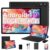 2026 Android 15 Tablet, 10 Inch Tablets with Gemini AI, 30GB+64GB+1TB Expand, 2-in-1 Octa-Core Electronics Tablets with Keyboard, Mouse, Widevine L1, 5G WiFi, 6000mAh, GPS, Split Screen -Black