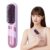 2026 Cordless Hair Straightener Brush, Fast Heating & Rechargeable, Portable Travel Styling for Women-Purple