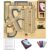 2026 Cribbage Wars Board Game,Wooden Chessboard Set, Cribbage Games Classic Board Game Bar Games for Families