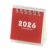 2026 Desk Calendar Twin-Coil Binding 17 Month Paper Calendar From Aug 2025 to Dec 2026 Tabletop Calendars Planner Desk Planner