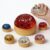 2026 Dumpling Squishies, Glitter Dumpling Box, Colorful Dumplings Stress Balls Fidget Sensory Toy, Stocking Stuffers with Food Steamer Stretchy Desk Toys (Glitter Orange)