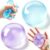 2026 New Coconut Oil Stress Balls, Non-Sticky Slow Rising Squeeze Balls, Shapeable Gel Stress Relief Balls, Portable Desk Fidget Toys for Relaxation & Focus for Adults (Blue + Purple)