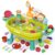 2026 New Kids Sand & Water Table Toys for Toddlers, Kids Water Park Play Kitchen Sink with Running Water,Giraffe Electric Faucet,Water Rolling Game,Detachable Legs Toddler Summer Toy for Boys Girls
