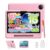 2026 Upgraded Kids Tablet, P10Kid 10 inch Tablet for Kids with 32GB RAM 64GB ROM, Gemini AI, 7000mAh, Parental Control, T310 CPU, 90Hz, 5G WiFi, Android 16 Tablet with Stylus Pen, Silicone Case-Pink