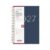 2027 Blue Sky Ashlyn 5″ x 8″ Calendar Year Weekly & Monthly Standard Planner, Plastic Cover, Navy (143958-27)