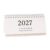2027 Desk Calendar, Spiral Bound Desktop Planner, Monthly Organizer for Off