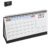 2027 Monthly Twin Wire Desk Calendar with Holidays Black