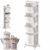 2027 Upgrade 4 Tier Laundry Basket Organizer – Vertical Laundry Sorter, Removable 4 ＆ 3-Tier Laundries Hamper Sorter with Wheels, Stackable Laundries Baskets (M,4-Tier)