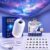 2027 Upgraded 5D Holographic Galaxy Star Projector HD Dynamic Night Light Projector
