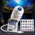2027 Upgraded HD Smart 5D Holographic Night Light Projector, Plug and Play HD Star Projector, 360° Adjustable Galaxy and Ocean Projector for Bedroom Ceiling Decor，24 Projection Films