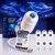 2027 Upgraded Hd Smart Dynamic 5d Holographic Night Light Projector – Plug and Play Hd Star Projector – 360° Adjustable Hd Galaxy and Ocean Projector for Bedroom Ceiling，6 Projection Films