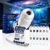 2027 Upgraded Hd Smart Dynamic 5d Holographic Night Light Projector, Plug and Play Hd Star Projector, 360° Adjustable Hd Galaxy and Ocean Projector for Bedroom Ceiling (12 Projection Films)