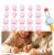 20/30 Number Pencil Topper Protector Caps, Soft Pencil Eraser End Decor Accessories for Standard Pencils, Classroom Stationery Marking Supplies Kids Fun Craft Decor(Pink,1~20)